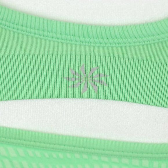 Athleta Women's XS Green Double Layer Strappy Racerback Activewear Tank Top - Picture 5 of 7